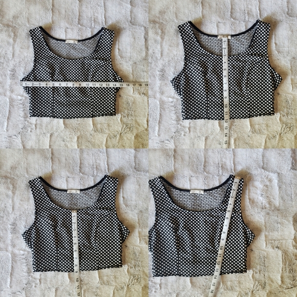 Soprano Black & White Crop Top - Picture 2 of 4
